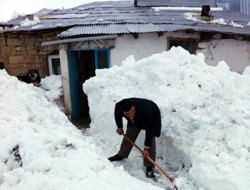 Erzurum'da kar köyleri esir aldı!..