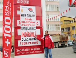 Oltu'da akaryakıt indirimi!..