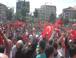 Erzurum'un terör tepkisi büyük oldu!..