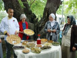 Asırlık çınarın gölgesinde yemek eğitimi!..