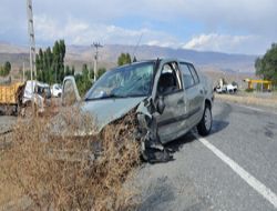 Kağızman'da trafik kazası 4 yaralı!..