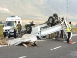 Erzurum'da trafik kazası 1 ölü 1 yaralı!..