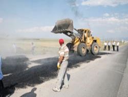 Aziziye'den köy yollarına asfalt!..