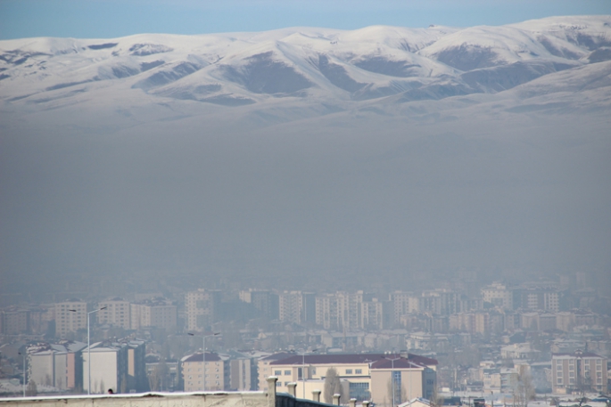 Erzurum'da kirli hava paniği