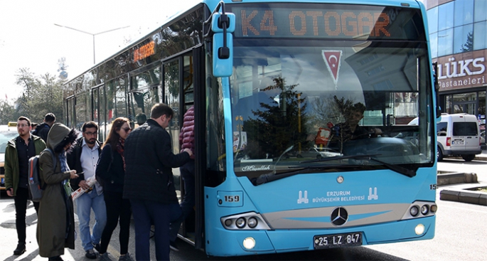 Erzurum'da toplu ulaşıma zam