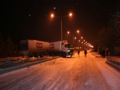 Erzurum`da buzlanma kazalara yol açtı