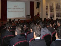  Narman'da deprem bilinçlendirme semineri