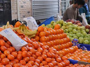 Hortum, meyve ve sebze fiyatlarını ikiye katladı