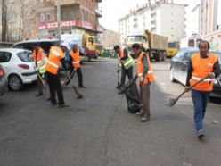 Palandöken Belediyesi'nden temizlik seferberliği