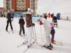 Palandöken'de kayak coşkusu