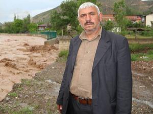 Oltu Çayı taştı