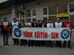 Erzurum`da eşit işe eşit ücret eylemi