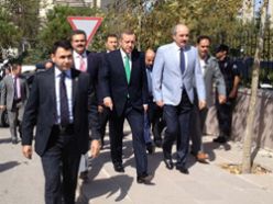 Erdoğan ve Kurtulmuş Cuma'yı birlikte kıldı