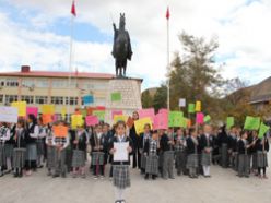 Oltu'da diyabet için yürüdüler