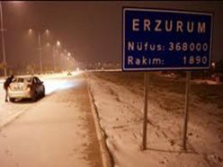 Erzurum'da meteorolojik uyarı