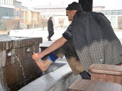 Erzurum'da namaz sıcaklığı