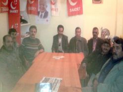 Pasinler'de CHP'den SP'ye ziyaret