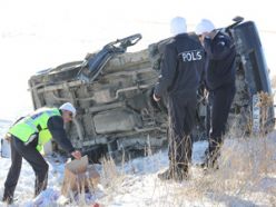 Erzurum'da trafik kazası: 10 yaralı