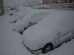 Erzincan'da kar yağışı