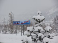 Erzurum'da 194 köy yolu ulaşıma kapandı