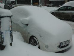 Erzurum'da köy yolları ulaşıma kapandı