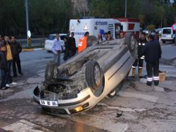 Erzurum'da trafik kazası: 2 yaralı