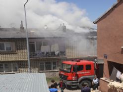 Erzurum'da yangın paniği