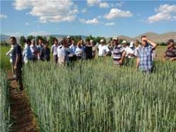 Erzurum'da çiftçi inceleme gezisi yapıldı