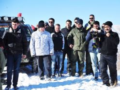 Erzurum'da Offroad spor gösterisi