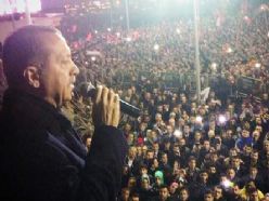 Başbakan Erdoğan'a coşkulu karşılama