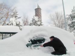 Erzurum'da 10 yıl önce ve 10 yıl sonra kışın fotoğrafı