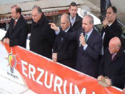 Numan Kurtulmuş Erzurum'da