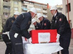 Şehit polis için tören düzenlendi