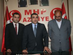 MHP Aziziye İlçe Başkanlığında görev değişimi