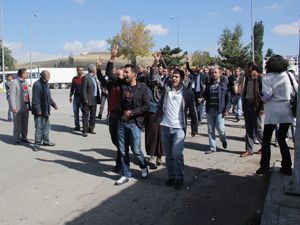 Erzurum'da HDP'lilerden Kobani tepkisi