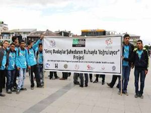 Genç dadaşlar şühedanın ruhuyla yoğruluyor projesi