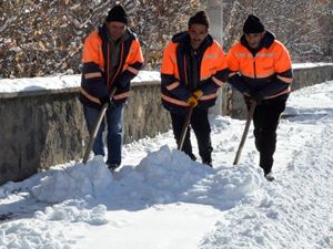 Palandöken Belediyesi karla mücadeleye başladı