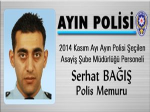 Erzurum emniyetinde ayın polisi Serhat Bağış seçildi