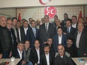 Erzurum MHP İl Başkanlığı görevinde devir teslim