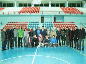 Pasinler tenis milli takımını ağırladı