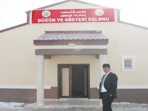 Milletvekili Yılmaz'ın ismi düğün salonuna verildi