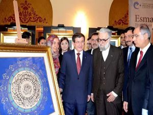 Başbakan Davutoğlu Esmaül Hüsna sergisini açtı