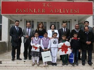 Pasinler'de öğrenciler Hakim ve Savcı oldular