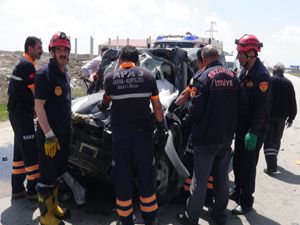 Erzurum'da feci kaza: 2 ölü