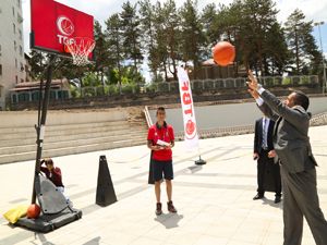 'Basketbol her yerde' organizasyonu Erzurum'da...