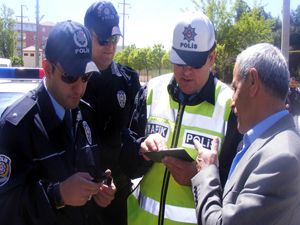 542 Bin araç denetimden geçti