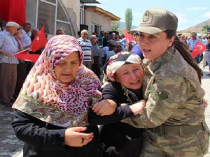 Şehit Korucu, gözyaşları arasında toprağa verildi