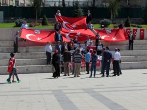 Gazilerden 'alın beni askere' etkinliği