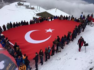 Palandöken'e Cumhuriyet tırmanışı