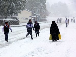 Doğu Anadolu güne karla uyandı